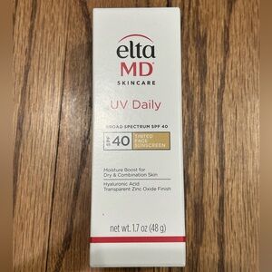 Elta MD UV Daily Broad Spectrum SPF 40 Tinted 1.7oz EXP 8/26 NEW in box